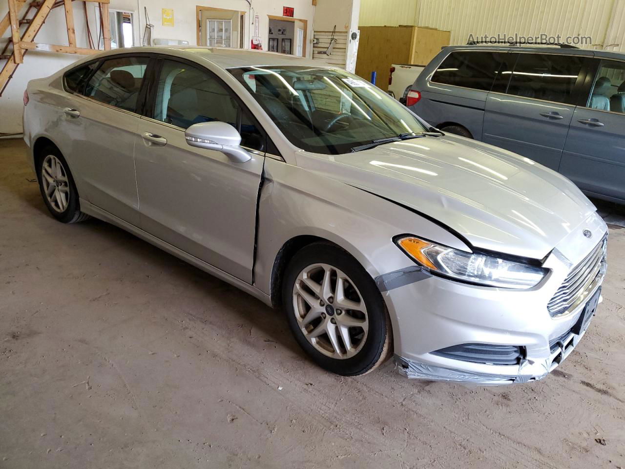 2013 Ford Fusion Se Silver vin: 3FA6P0H79DR349936