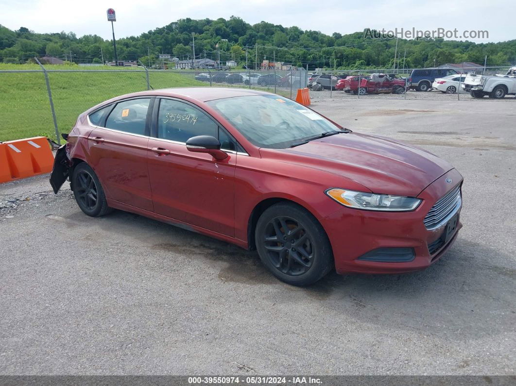 2014 Ford Fusion Se Orange vin: 3FA6P0H79ER149818