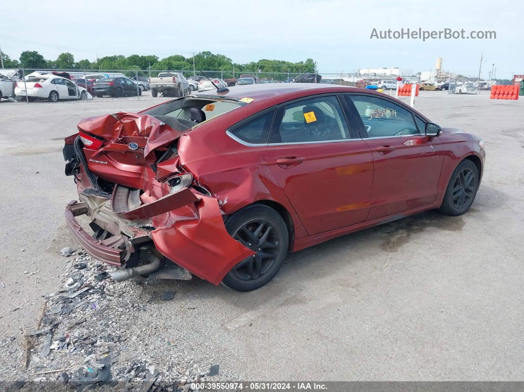 2014 Ford Fusion Se Orange vin: 3FA6P0H79ER149818