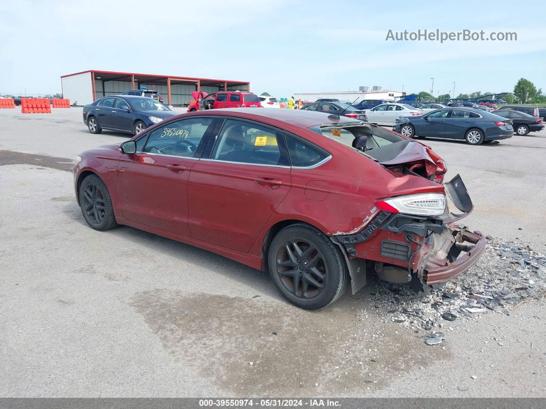 2014 Ford Fusion Se Orange vin: 3FA6P0H79ER149818