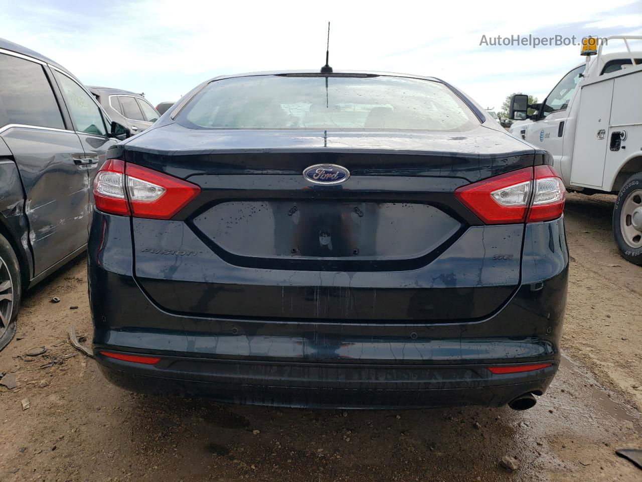 2014 Ford Fusion Se Черный vin: 3FA6P0H79ER228924