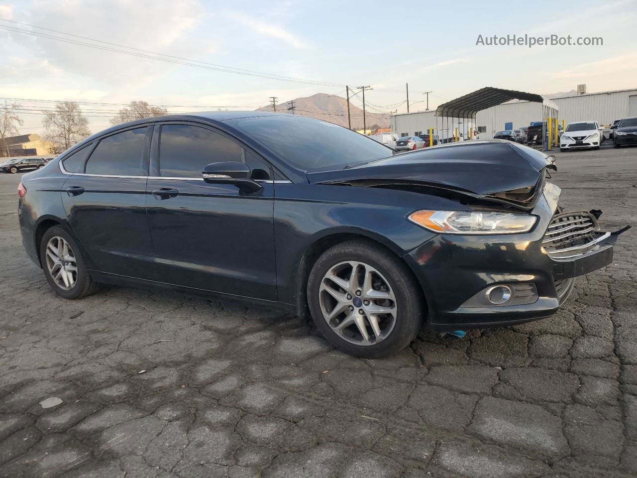 2014 Ford Fusion Se Black vin: 3FA6P0H79ER270512