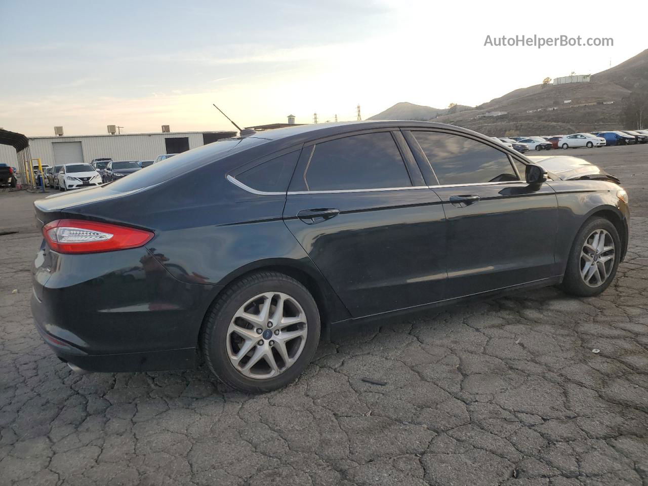 2014 Ford Fusion Se Black vin: 3FA6P0H79ER270512