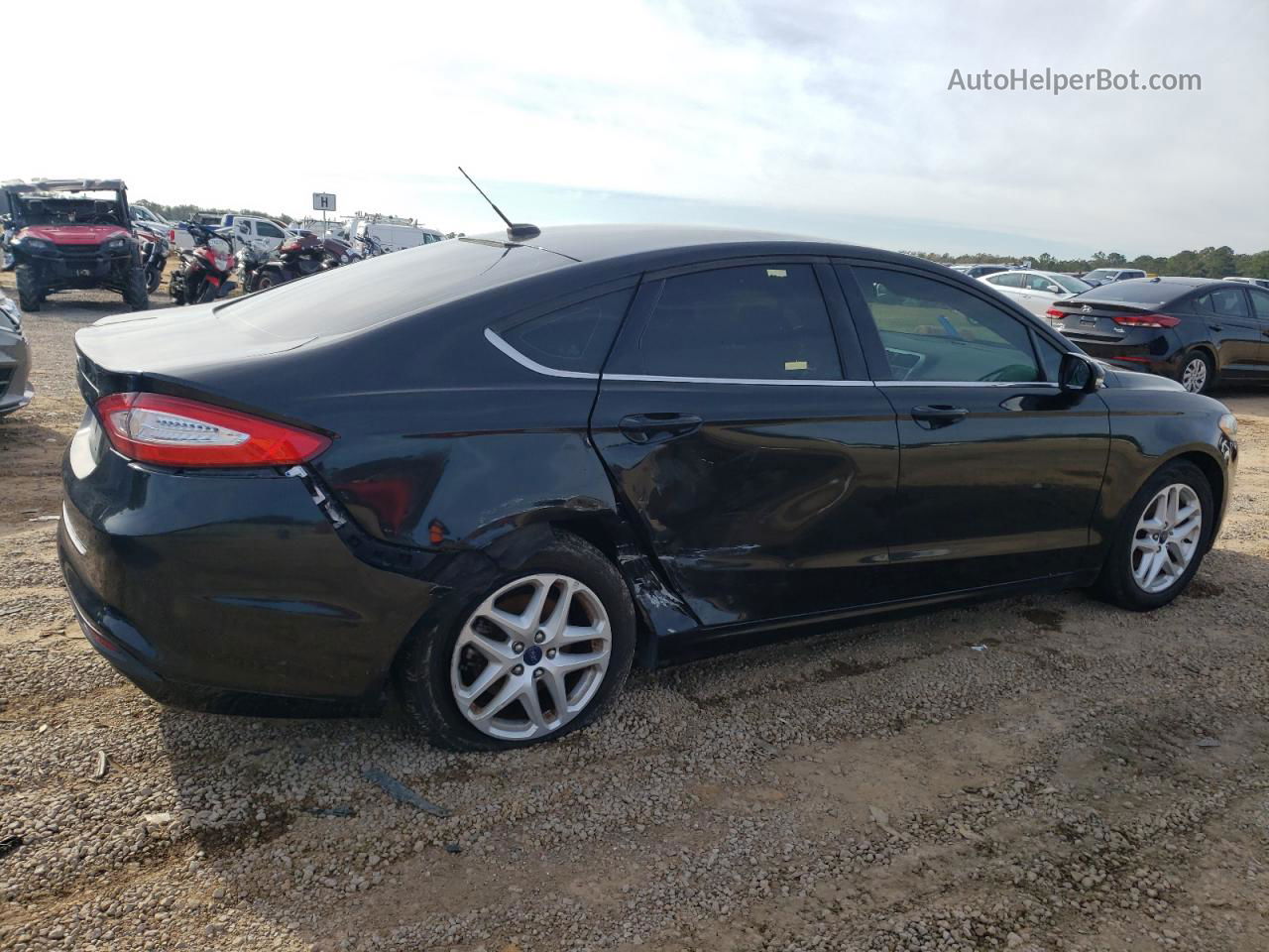 2014 Ford Fusion Se Black vin: 3FA6P0H79ER318400