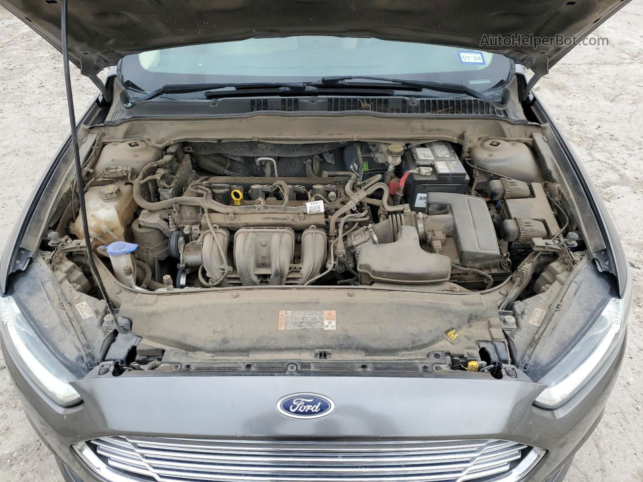 2014 Ford Fusion Se Серый vin: 3FA6P0H79ER393968