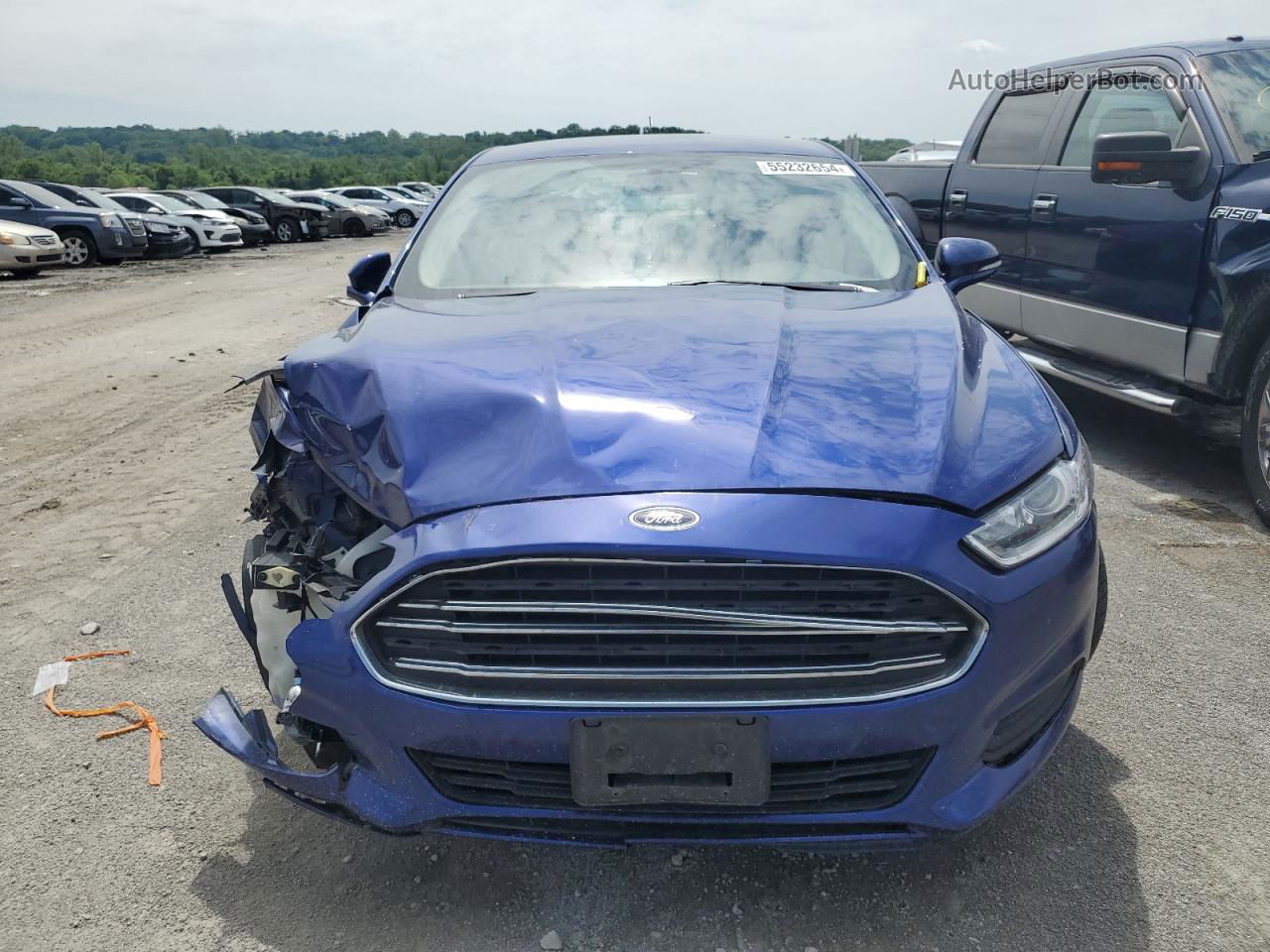 2015 Ford Fusion Se Blue vin: 3FA6P0H79FR135502