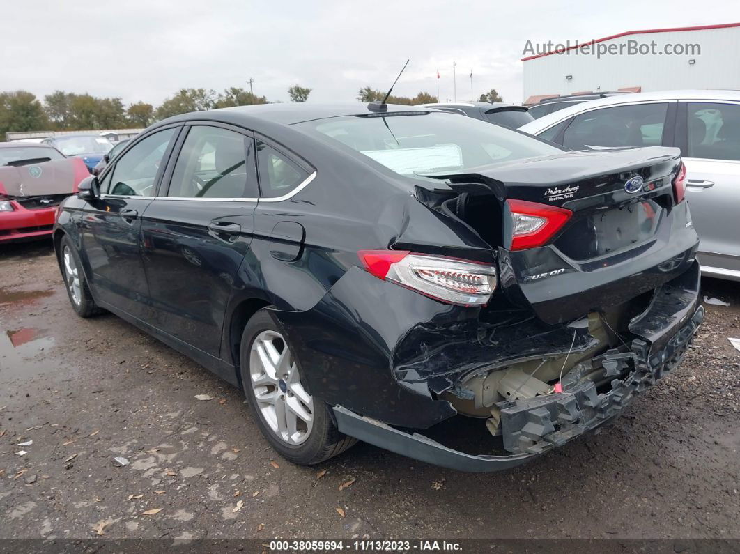 2015 Ford Fusion Se Black vin: 3FA6P0H79FR186305