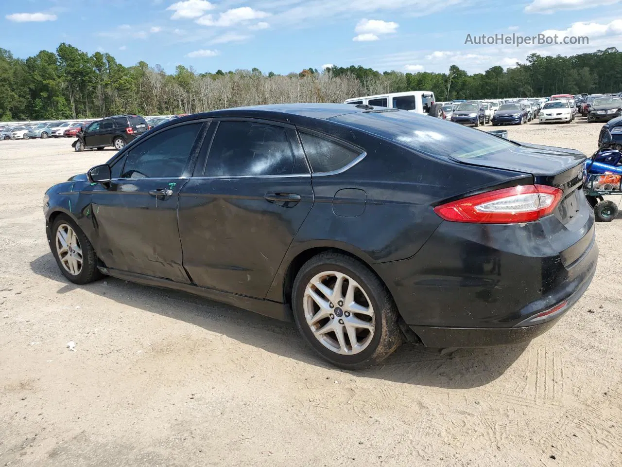 2015 Ford Fusion Se Black vin: 3FA6P0H79FR228312