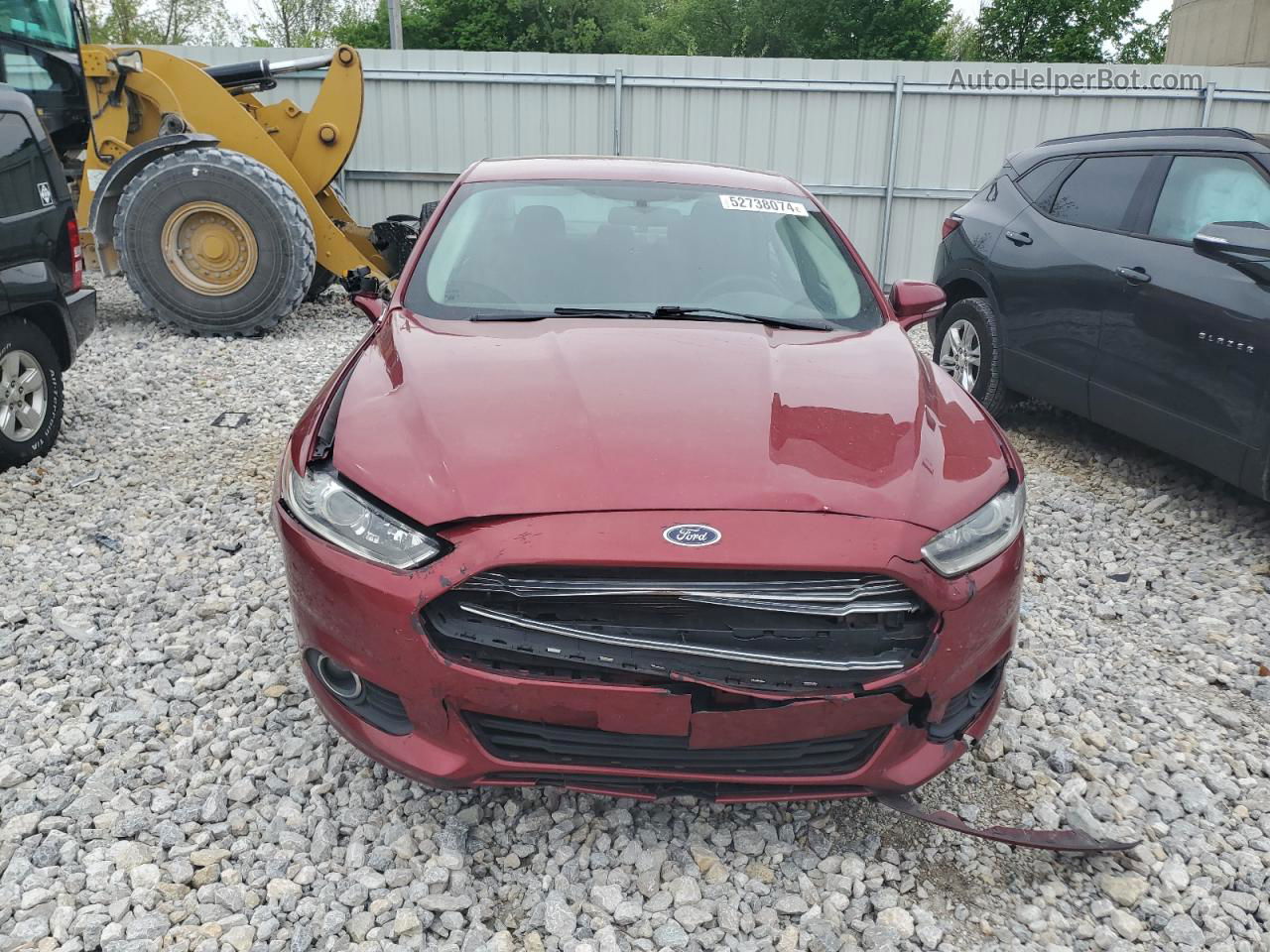 2016 Ford Fusion Se Красный vin: 3FA6P0H79GR156156