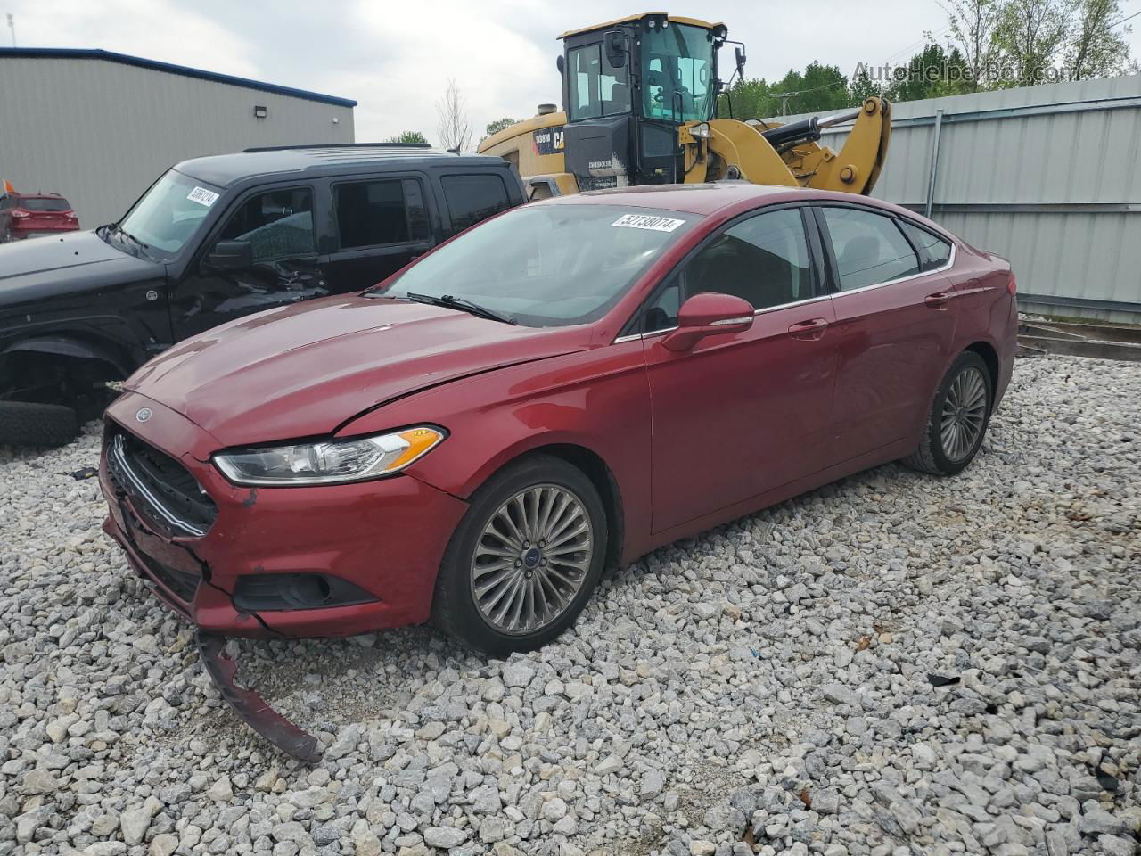 2016 Ford Fusion Se Красный vin: 3FA6P0H79GR156156