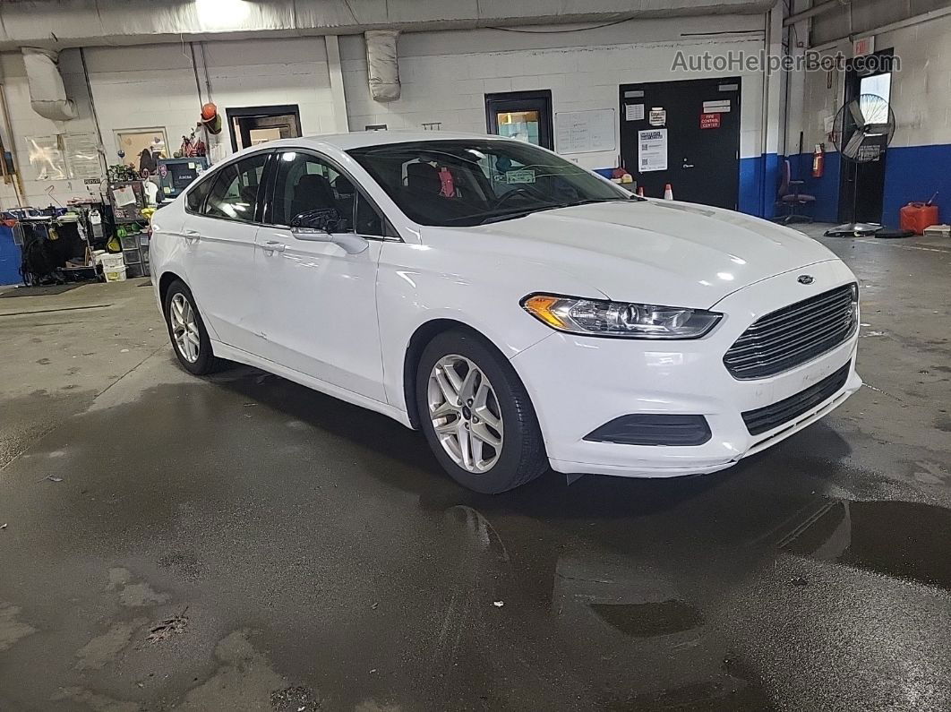 2016 Ford Fusion Se White vin: 3FA6P0H79GR306878