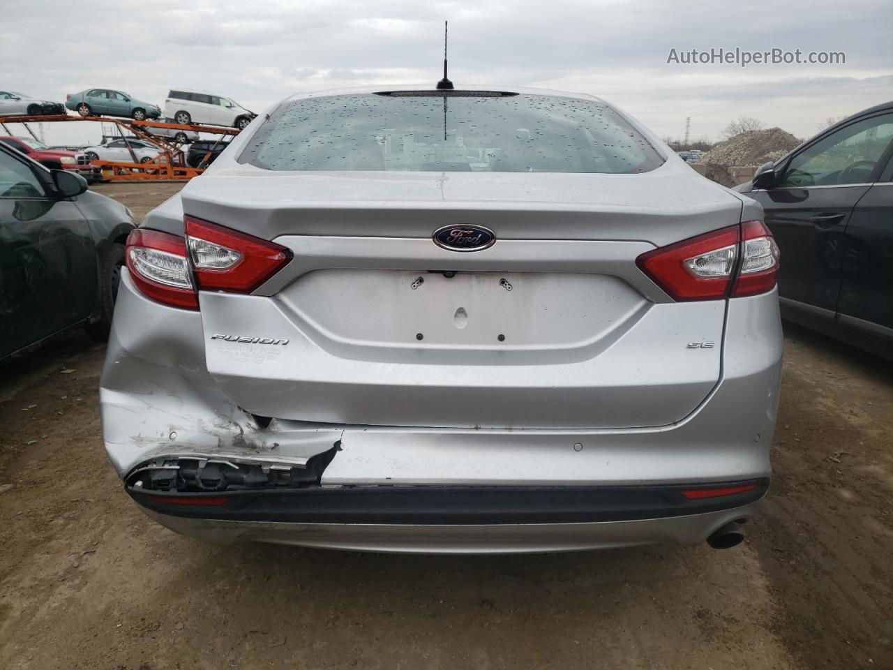 2016 Ford Fusion Se Серебряный vin: 3FA6P0H79GR339511