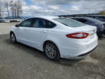 2016 Ford Fusion Se White vin: 3FA6P0H79GR344739