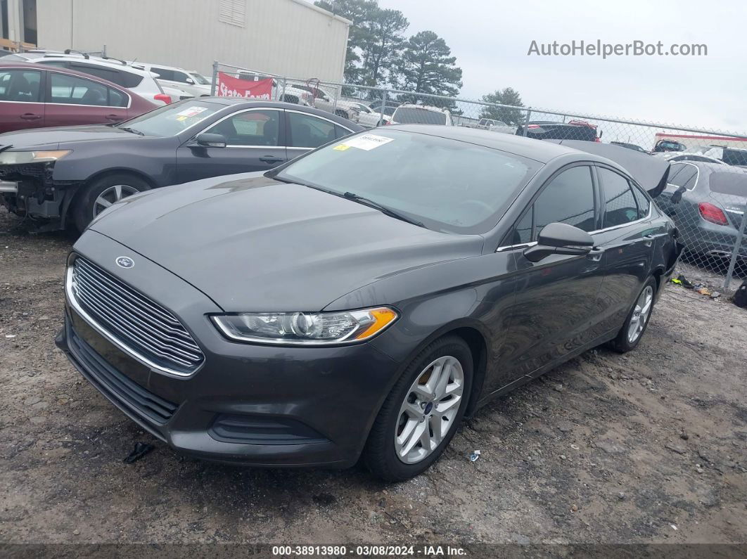 2016 Ford Fusion Se Gray vin: 3FA6P0H79GR363579