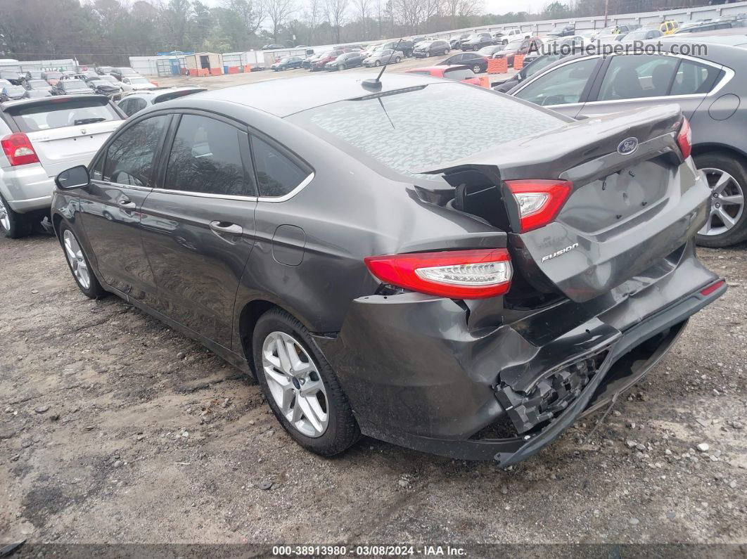 2016 Ford Fusion Se Gray vin: 3FA6P0H79GR363579