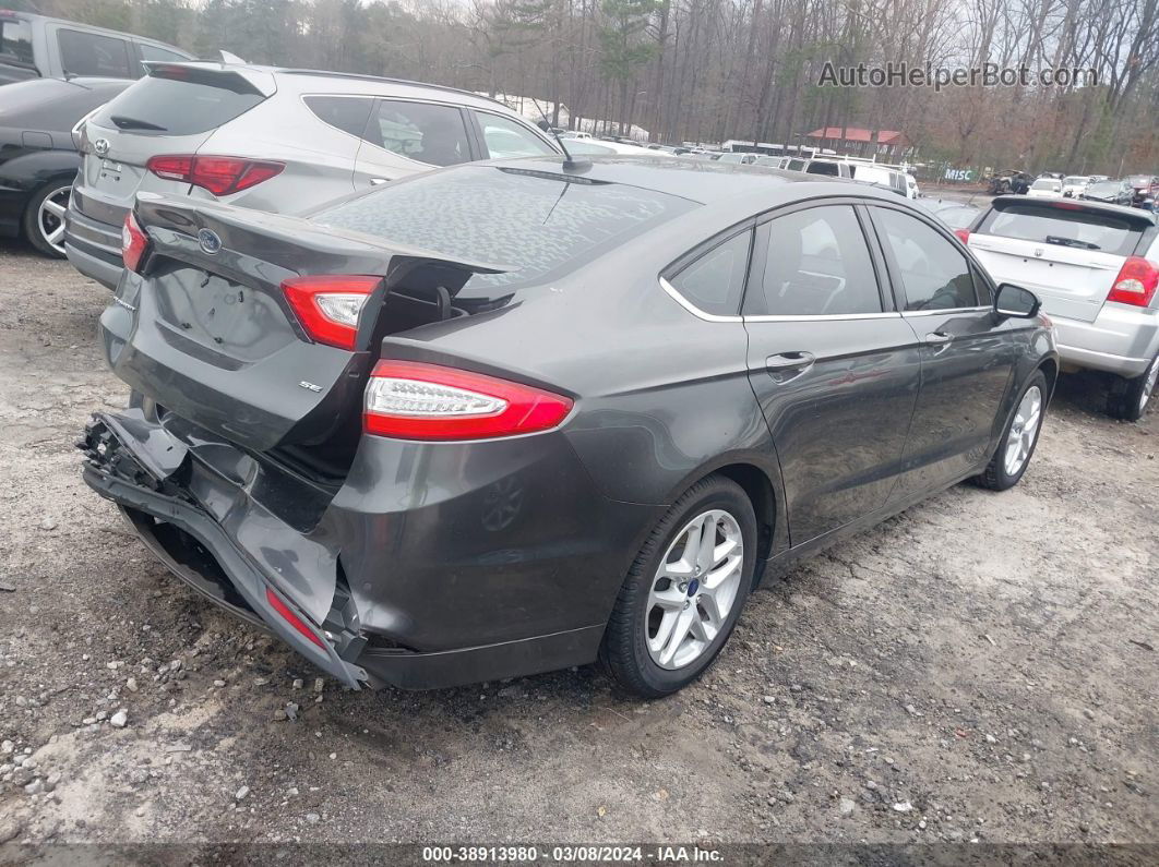 2016 Ford Fusion Se Серый vin: 3FA6P0H79GR363579