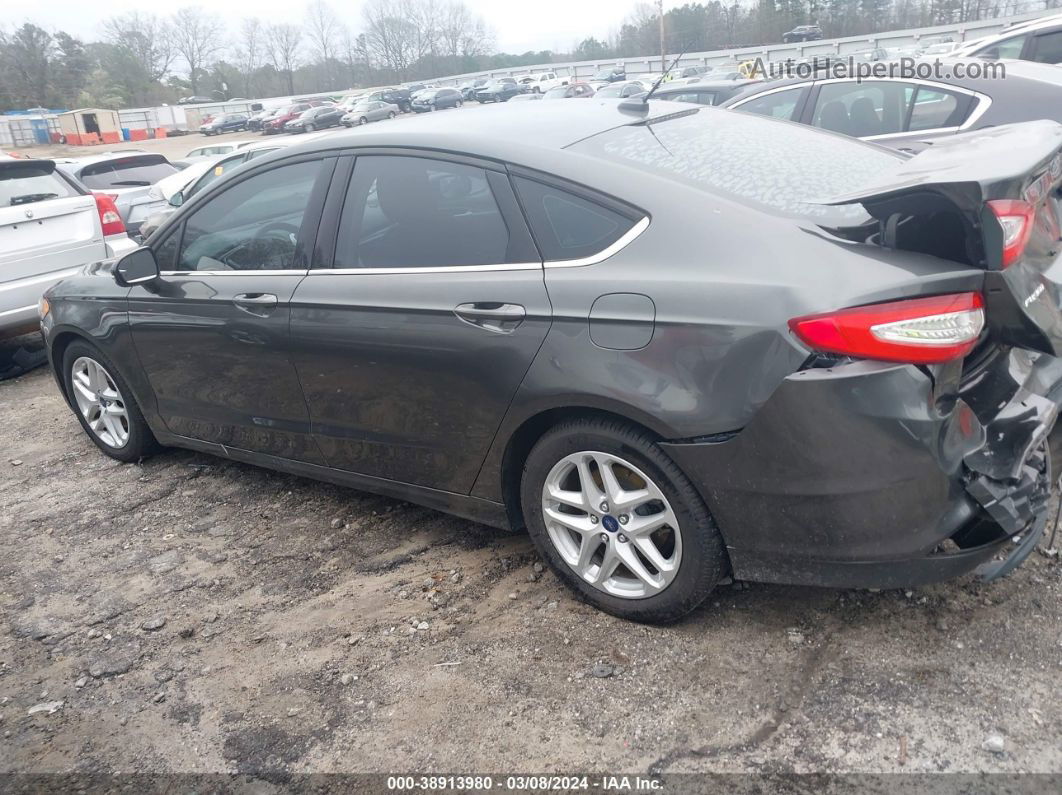 2016 Ford Fusion Se Gray vin: 3FA6P0H79GR363579