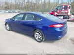 2016 Ford Fusion Se Синий vin: 3FA6P0H79GR374176