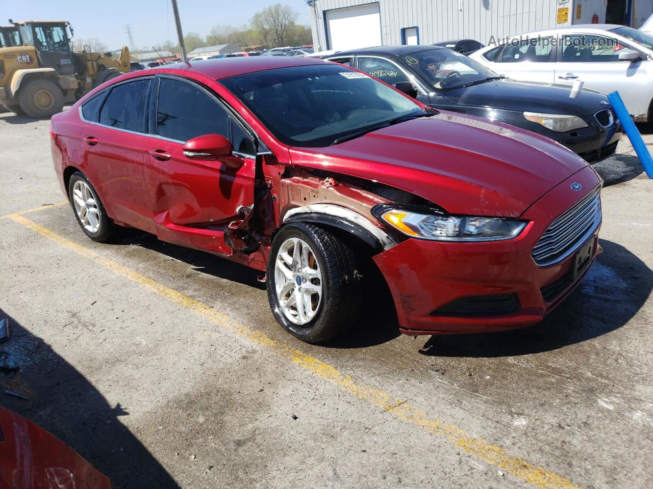 2016 Ford Fusion Se Red vin: 3FA6P0H79GR380141