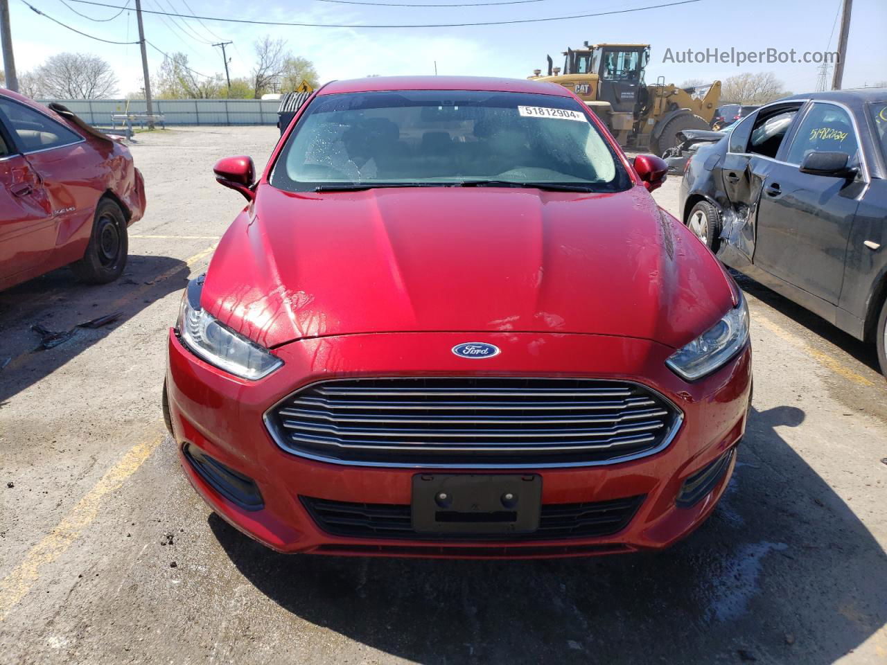 2016 Ford Fusion Se Red vin: 3FA6P0H79GR380141