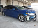 2017 Ford Fusion Se Blue vin: 3FA6P0H79HR125958