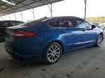 2017 Ford Fusion Se Blue vin: 3FA6P0H79HR125958