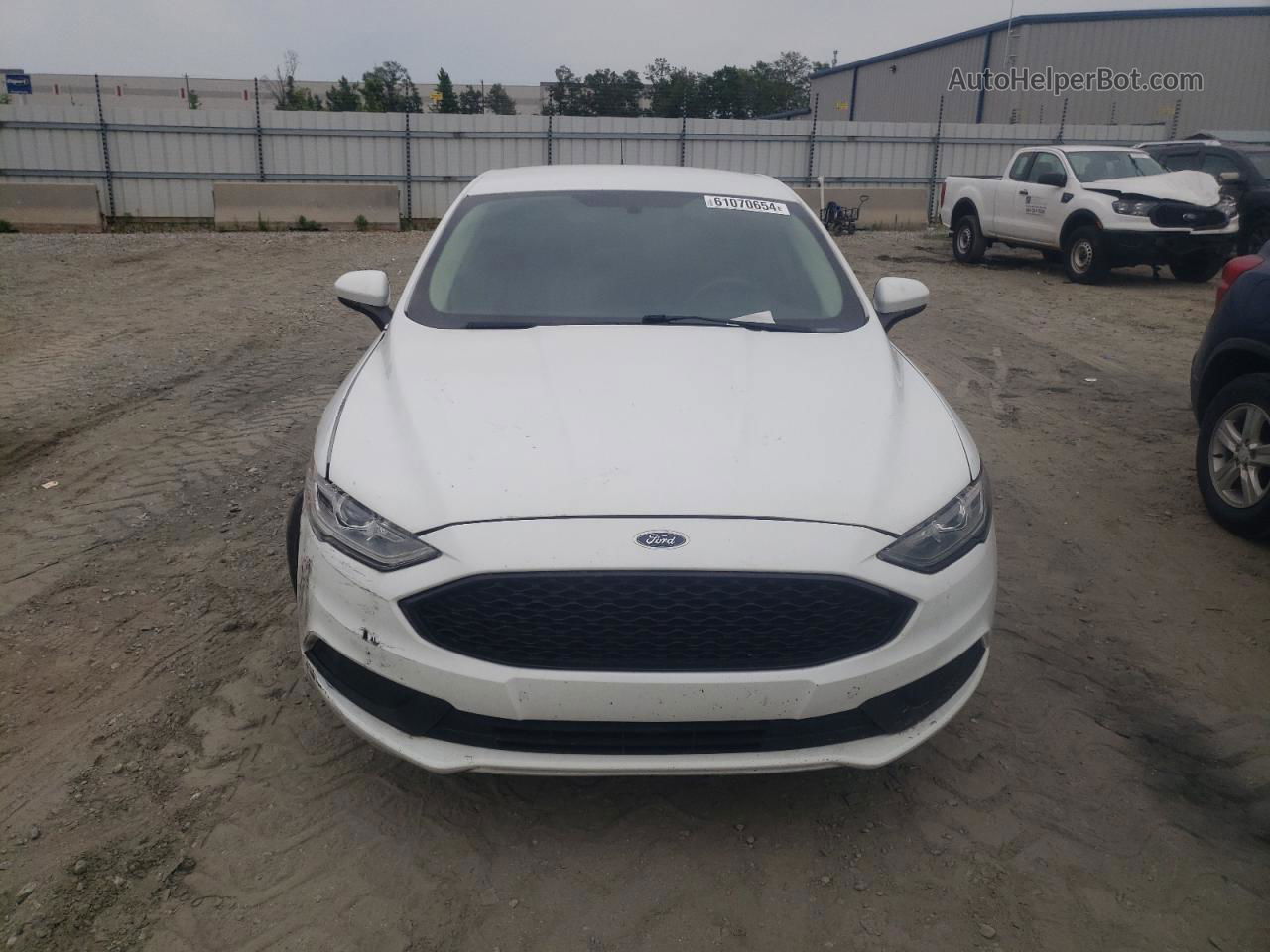 2017 Ford Fusion Se Белый vin: 3FA6P0H79HR279389