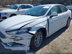 2017 Ford Fusion Se White vin: 3FA6P0H79HR355550