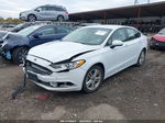 2018 Ford Fusion Se White vin: 3FA6P0H79JR111693