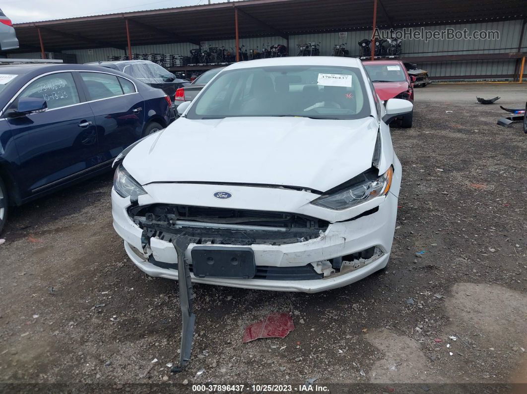 2018 Ford Fusion Se Белый vin: 3FA6P0H79JR111693