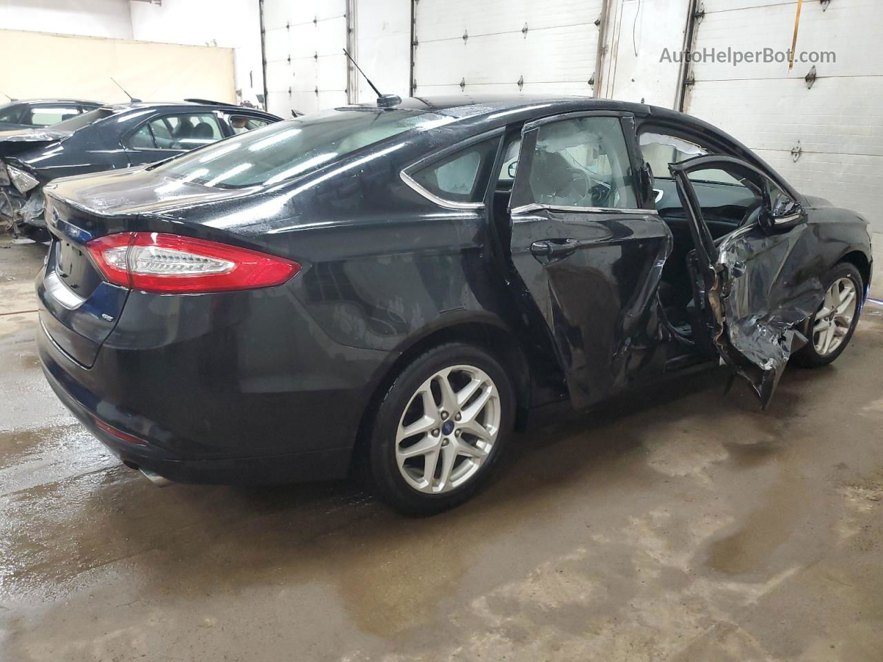 2013 Ford Fusion Se Black vin: 3FA6P0H7XDR102179