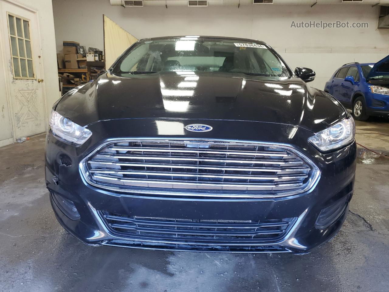 2013 Ford Fusion Se Black vin: 3FA6P0H7XDR102179