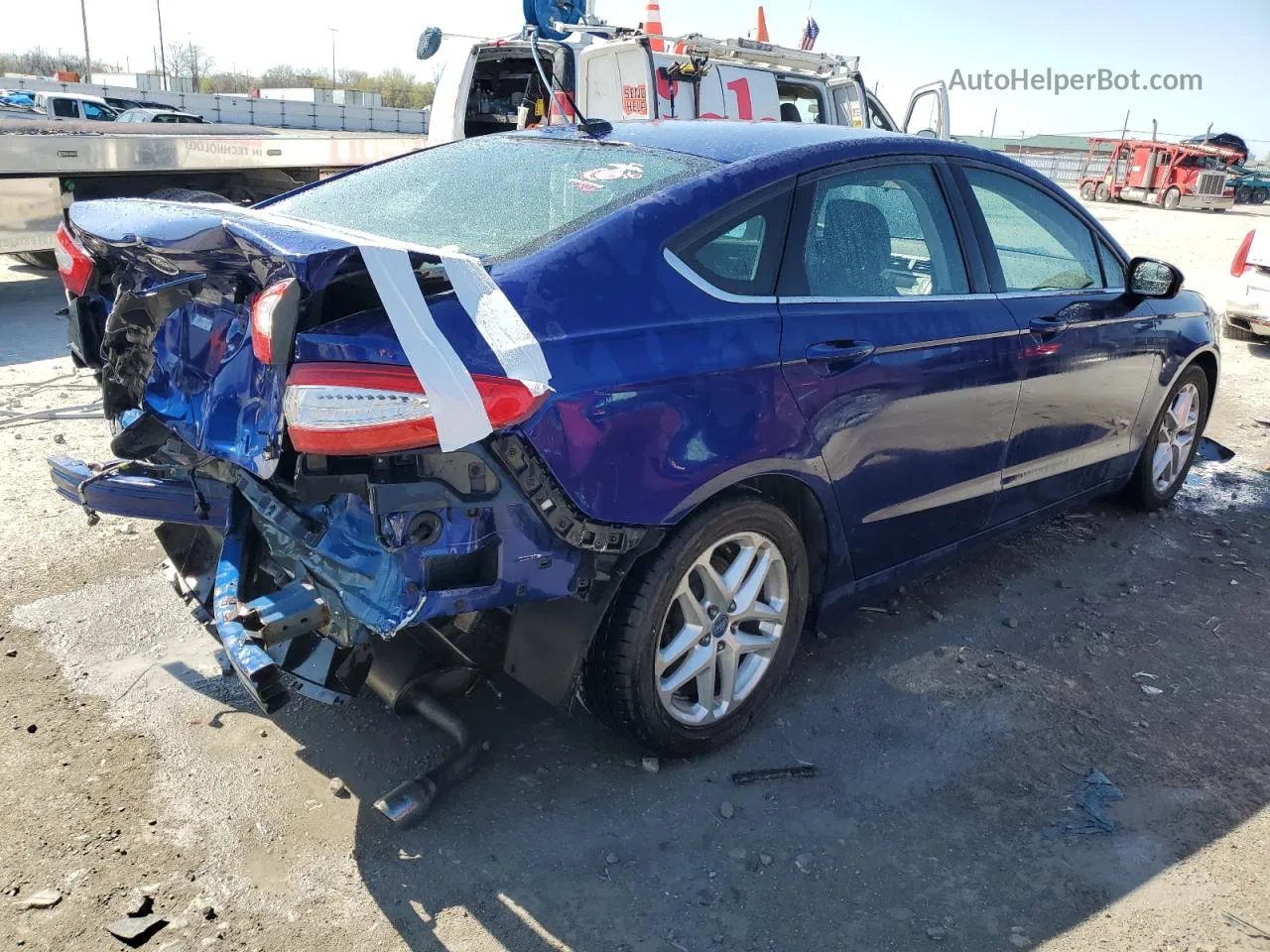 2013 Ford Fusion Se Blue vin: 3FA6P0H7XDR114753