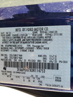 2013 Ford Fusion Se Blue vin: 3FA6P0H7XDR114753