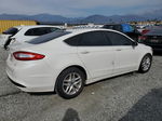 2013 Ford Fusion Se White vin: 3FA6P0H7XDR126157