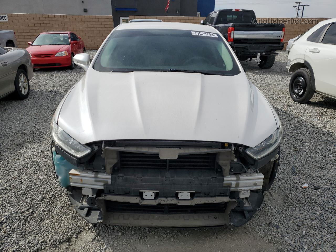 2013 Ford Fusion Se White vin: 3FA6P0H7XDR126157