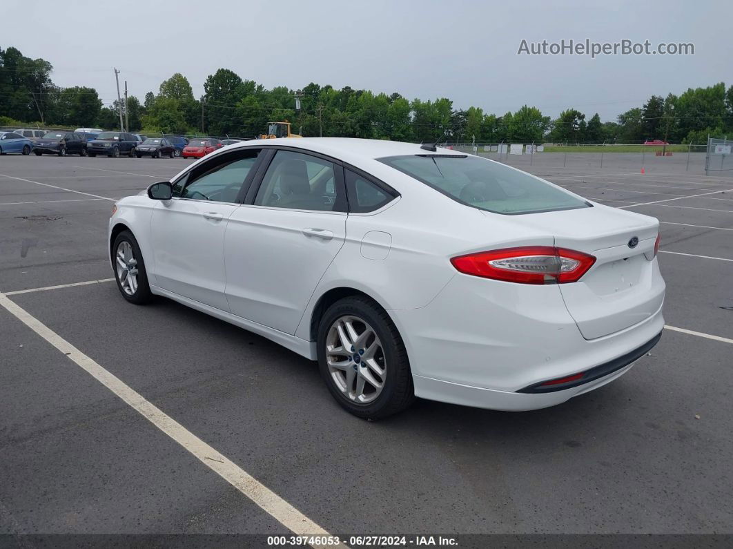 2013 Ford Fusion Se Белый vin: 3FA6P0H7XDR173639