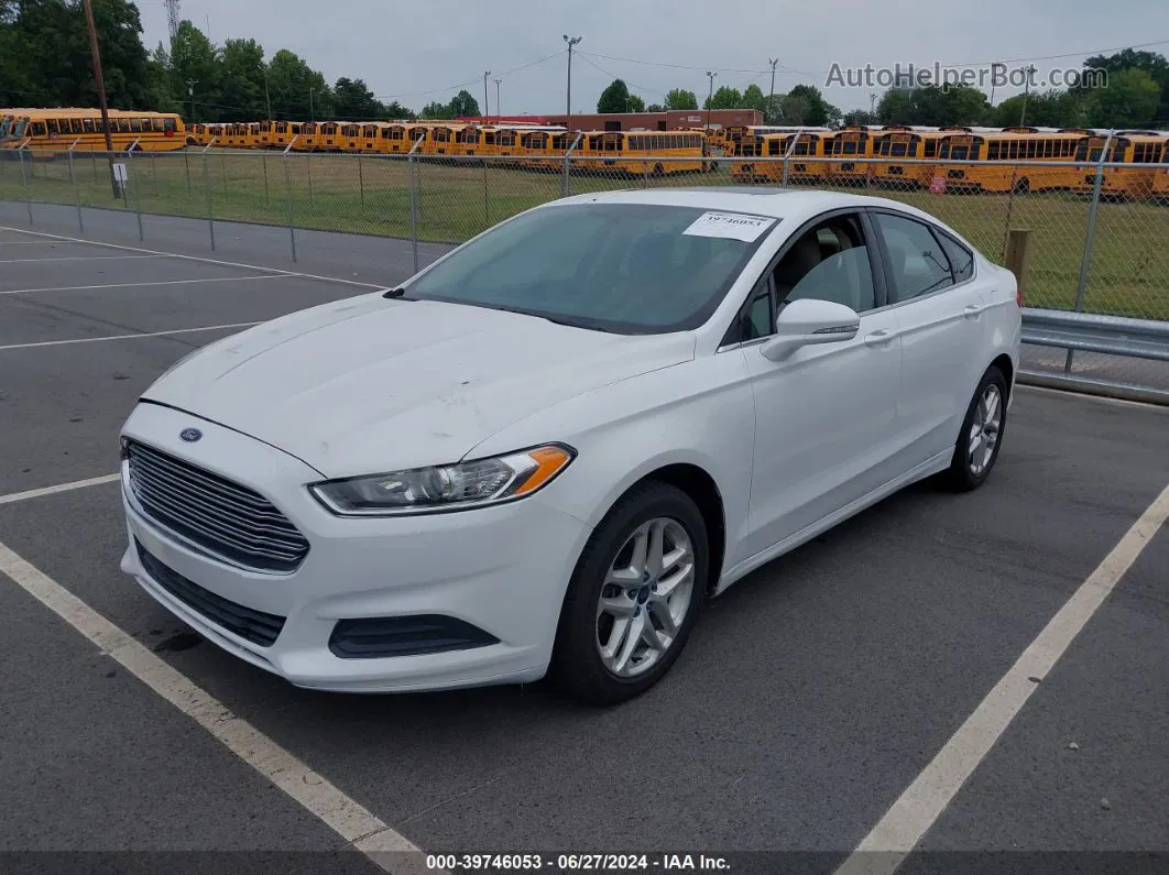 2013 Ford Fusion Se Белый vin: 3FA6P0H7XDR173639