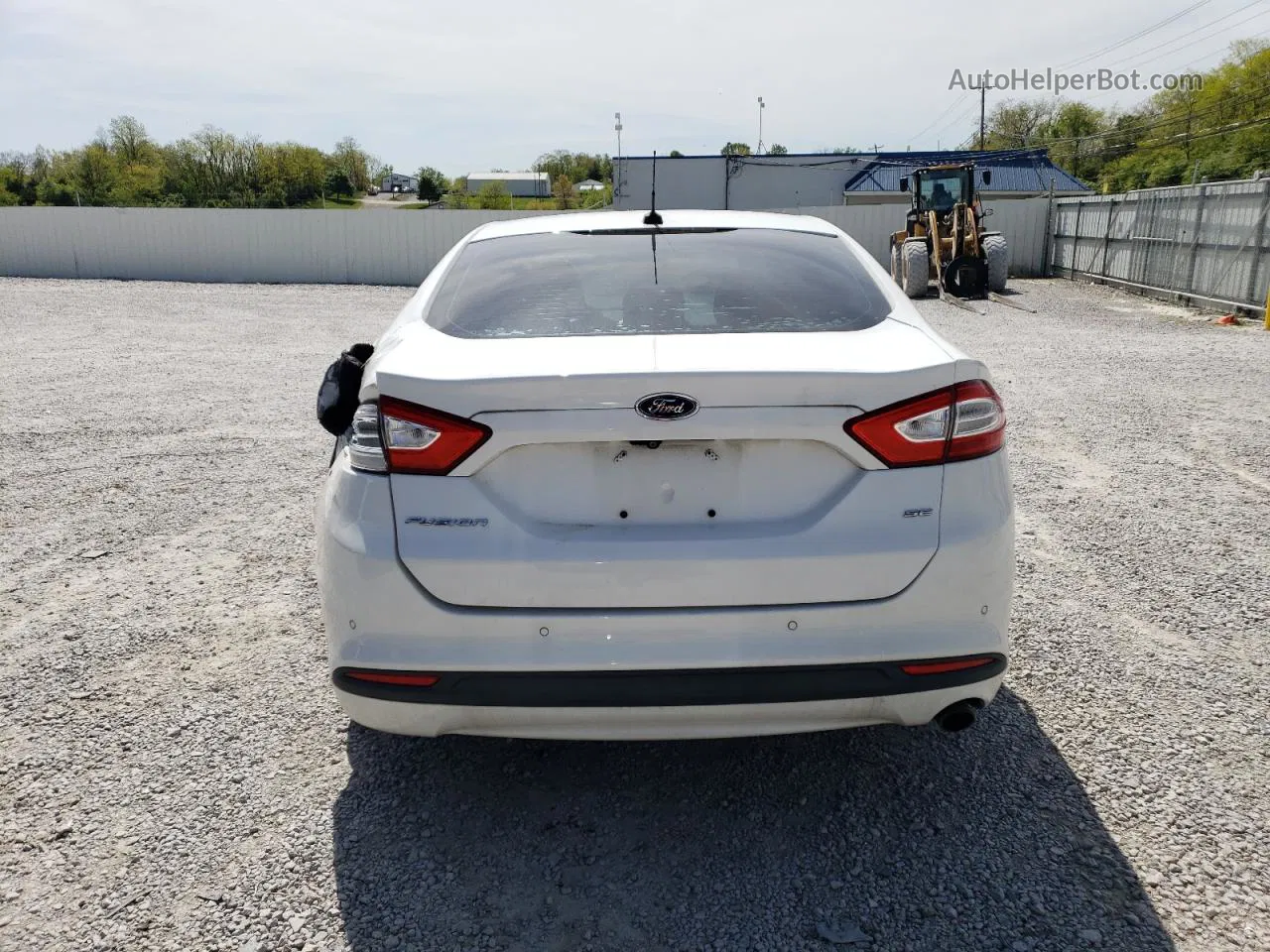 2013 Ford Fusion Se White vin: 3FA6P0H7XDR208163