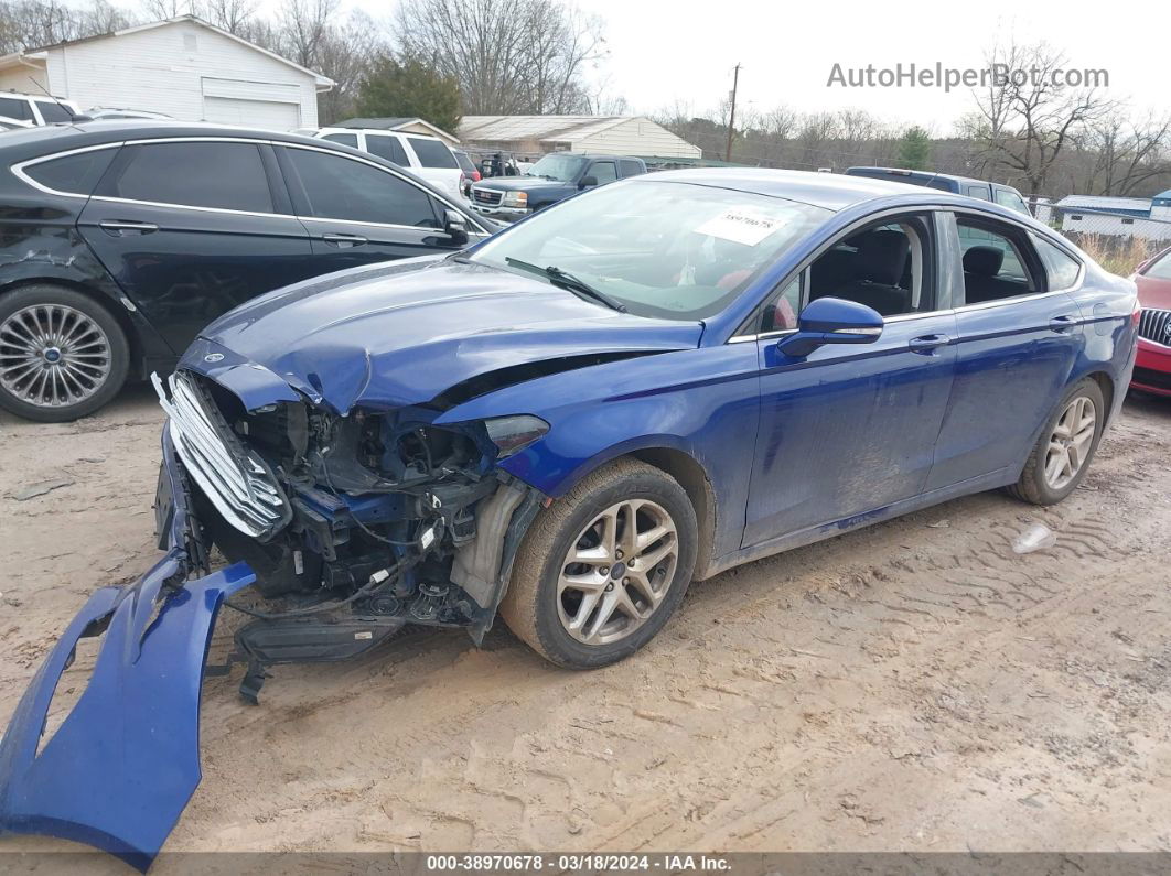 2013 Ford Fusion Se Синий vin: 3FA6P0H7XDR321644