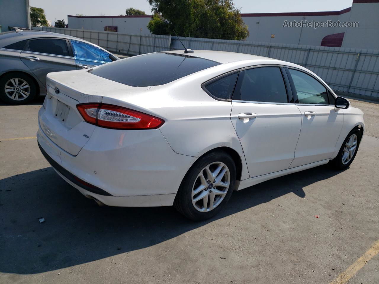 2013 Ford Fusion Se White vin: 3FA6P0H7XDR324866