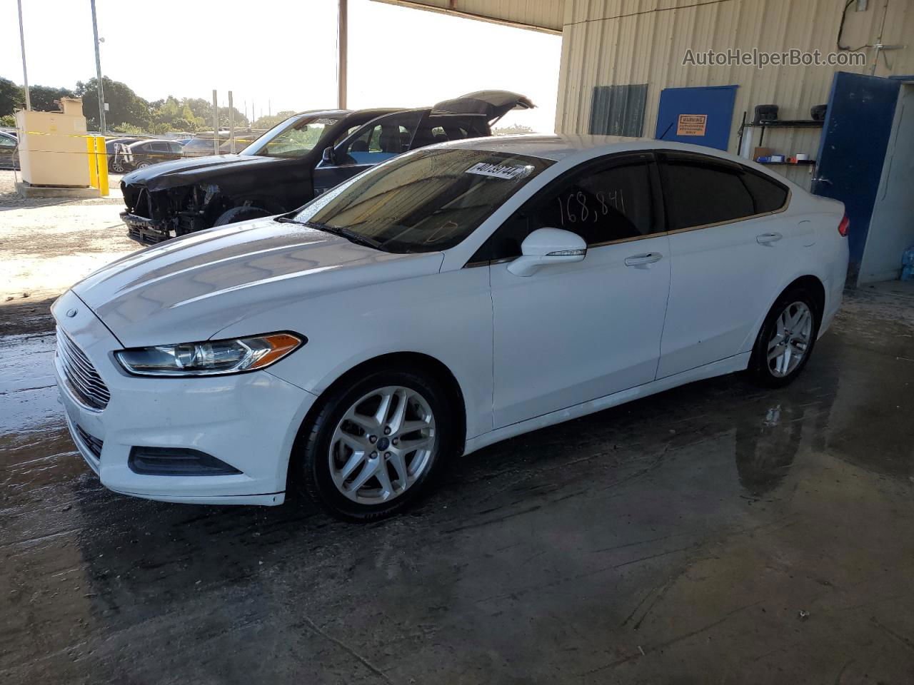 2013 Ford Fusion Se White vin: 3FA6P0H7XDR349511