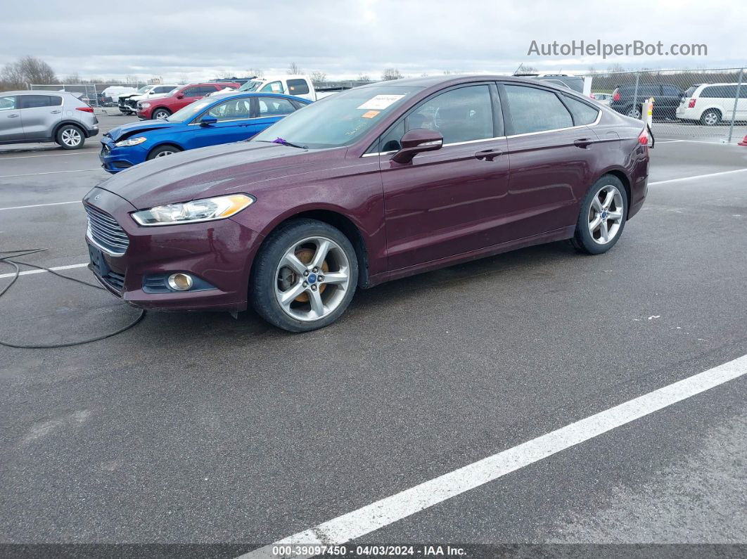 2013 Ford Fusion Se Purple vin: 3FA6P0H7XDR359701