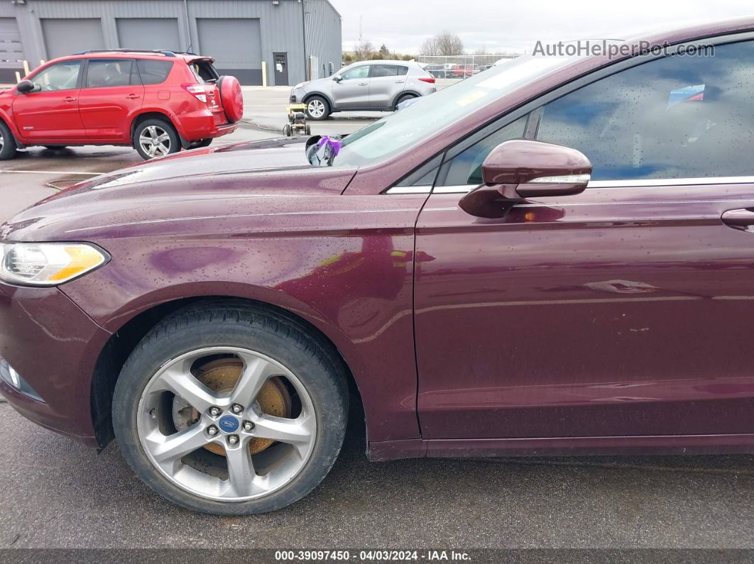 2013 Ford Fusion Se Purple vin: 3FA6P0H7XDR359701