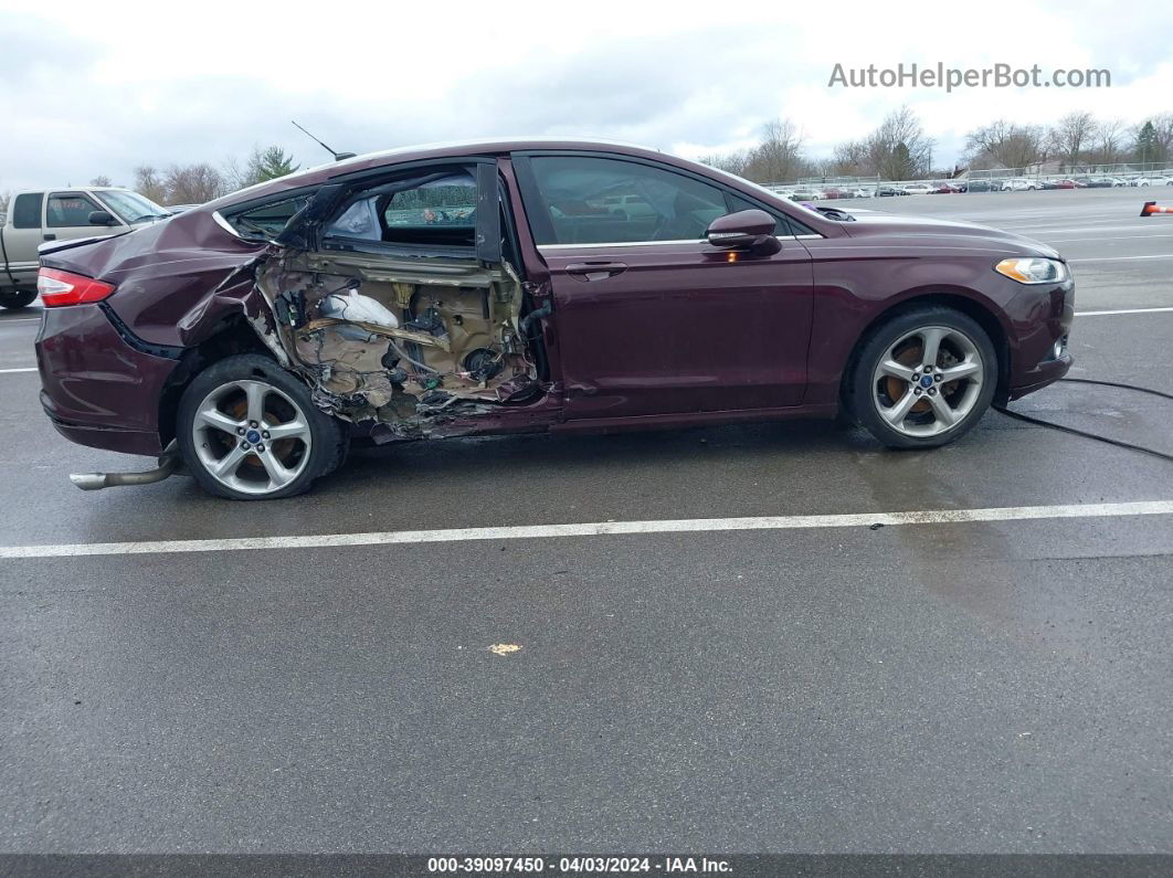 2013 Ford Fusion Se Purple vin: 3FA6P0H7XDR359701