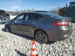 2013 Ford Fusion Se Gray vin: 3FA6P0H7XDR359763