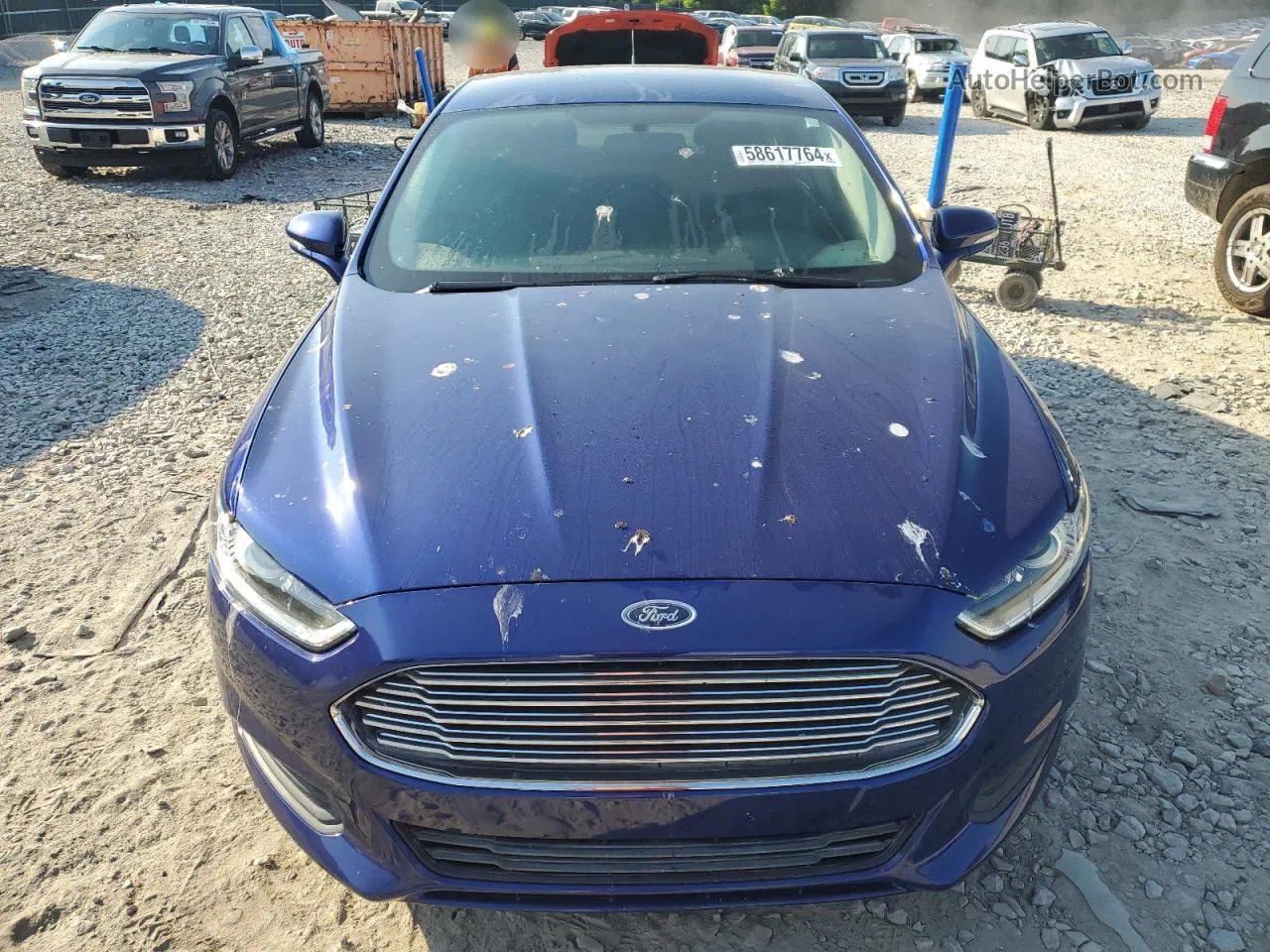 2013 Ford Fusion Se Blue vin: 3FA6P0H7XDR377292