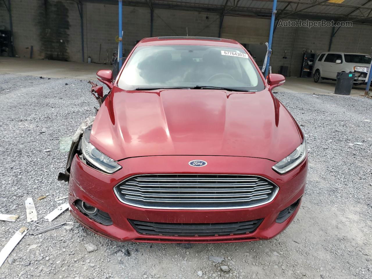 2014 Ford Fusion Se Красный vin: 3FA6P0H7XER190104