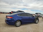 2014 Ford Fusion Se Синий vin: 3FA6P0H7XER244064