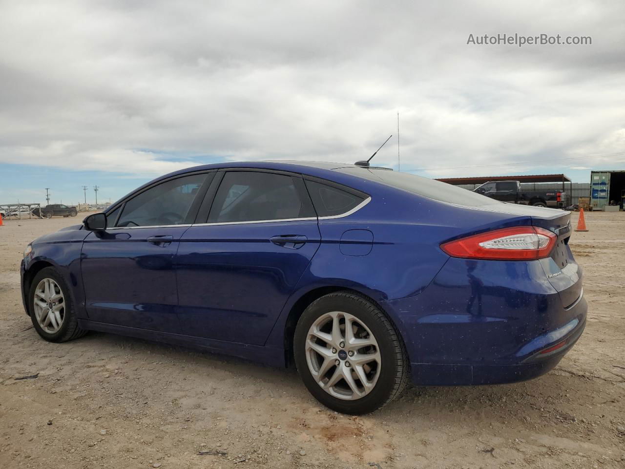 2014 Ford Fusion Se Blue vin: 3FA6P0H7XER244064